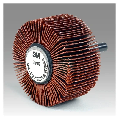 3M 7000000443 Spindle Mounted Flap Wheels1 in Dia.1 in Thick80 Grit