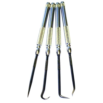 King Tool K4PSC KI K4PS 4PC PICK SET ALUM HAND