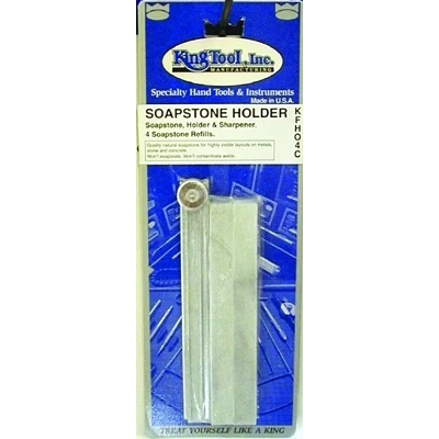 King Tool KFH04C Soapstone Holder5 in LFlat4 Soapstone Refills
