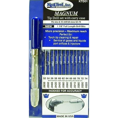 King Tool KTD01 KI KTD01 MAGNUM TIP DRILL SET