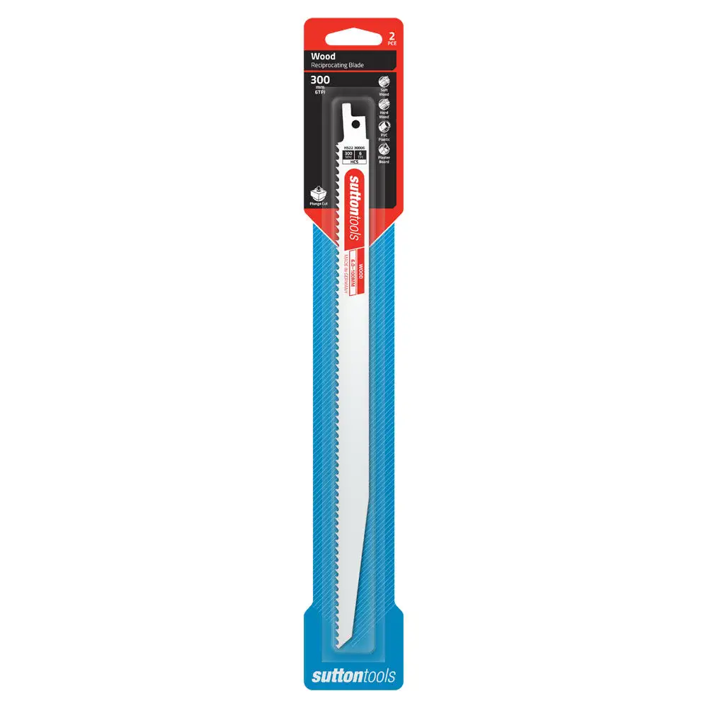 Sutton Tools Wood Reciprocating Blade Plunge Cut 300mm