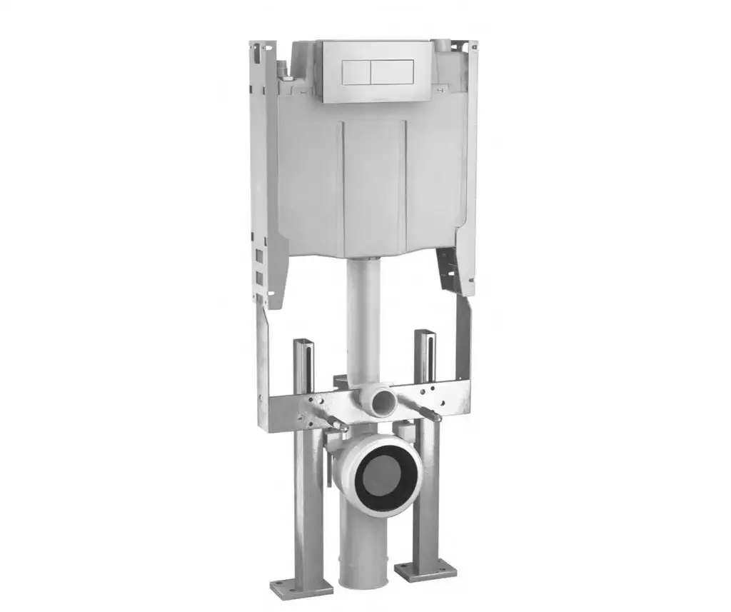 Invisi Series II Cistern + Bracket Induct/Inceiling/Inwall WH Pans Dual Flush