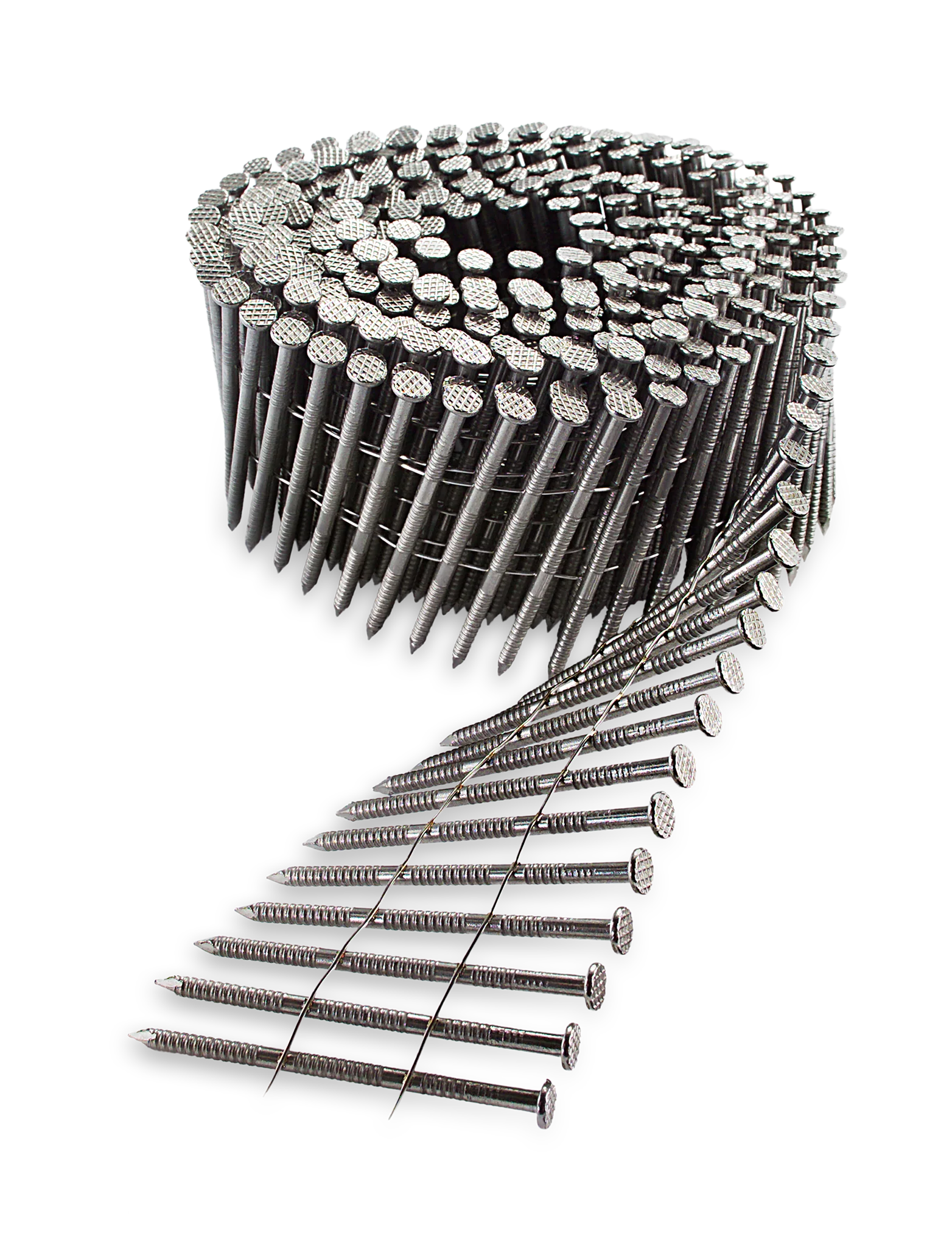 Simpson T11A325PNJ 15° Wire Coil, Full Round Head, Ring-Shank Decking/Framing Nail — 3-1/4 in. x 0.12 in. Type 316 (1800-Qty)