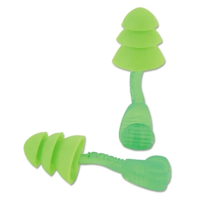 Moldex 6445 GLIDE TRIPLE FLANGE REUSABLE EARPLUG CRD NRR 27