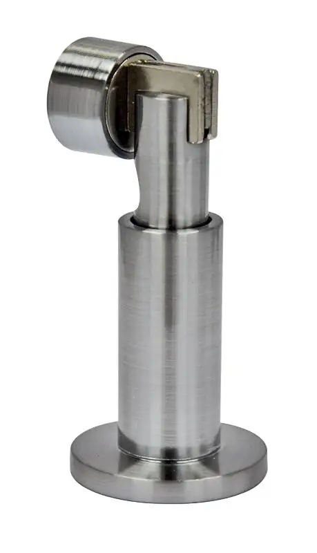 Trio Cesar Magnetic Doorstop Satin Chrome 80mm