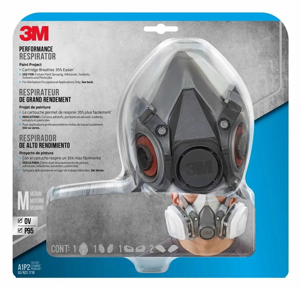 3M Paint Project Half Face Mask