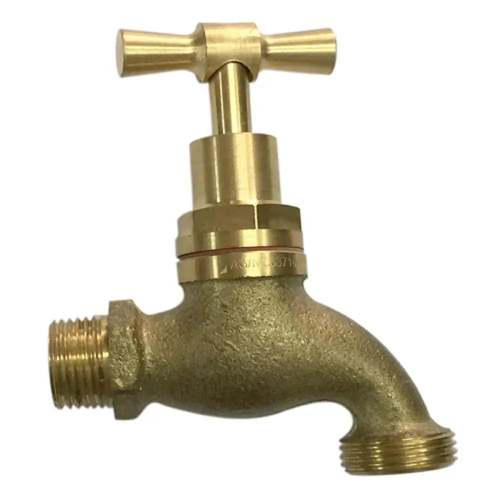 Mildon 1/2 Turn Ceramic Disc Hose Cock Male Brass 20mm 3/4"