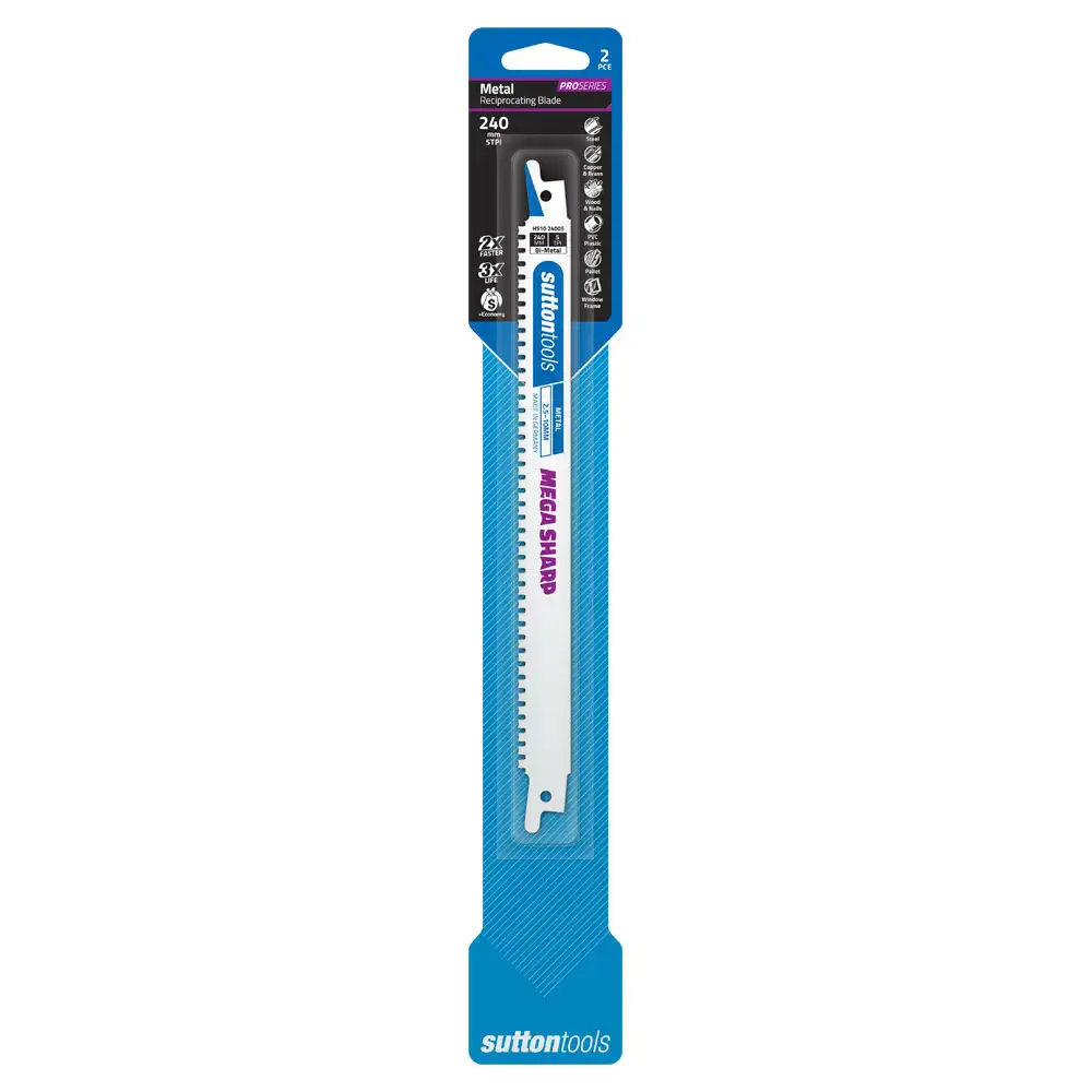 Sutton Tools Metal Reciprocating Blade Mega Sharp