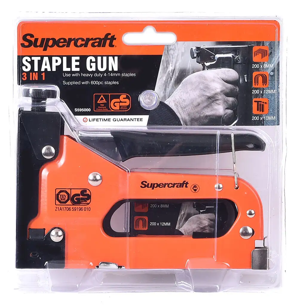 Supercraft 3-In-1 Staple Gun