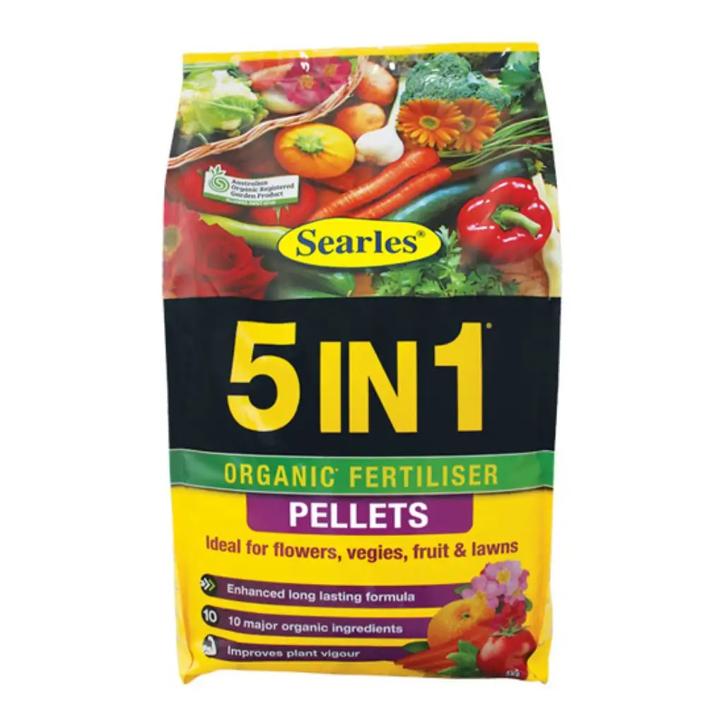 Searles 5 In 1 Organic Fertiliser Pellets 5kg