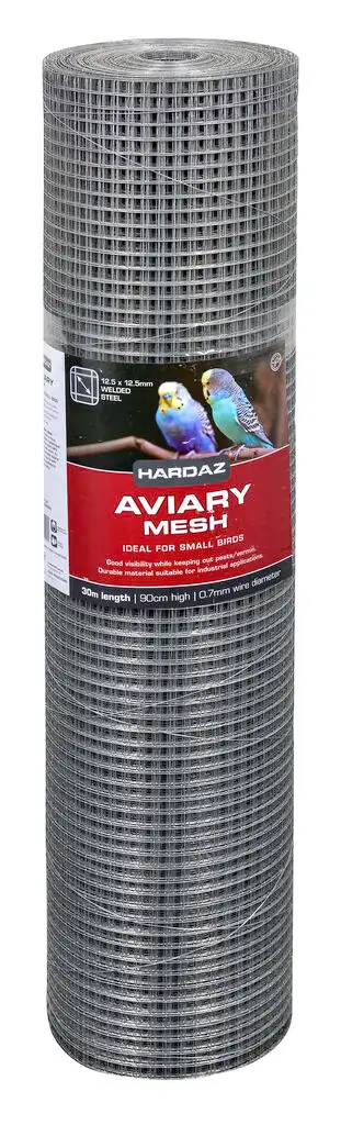 Trio Hardaz Aviary Mesh 900 x 0.7mm x 30m