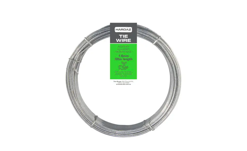 Trio Hardaz Tie Wire Dispenser Pack Galvanised 1.60mm x 30m