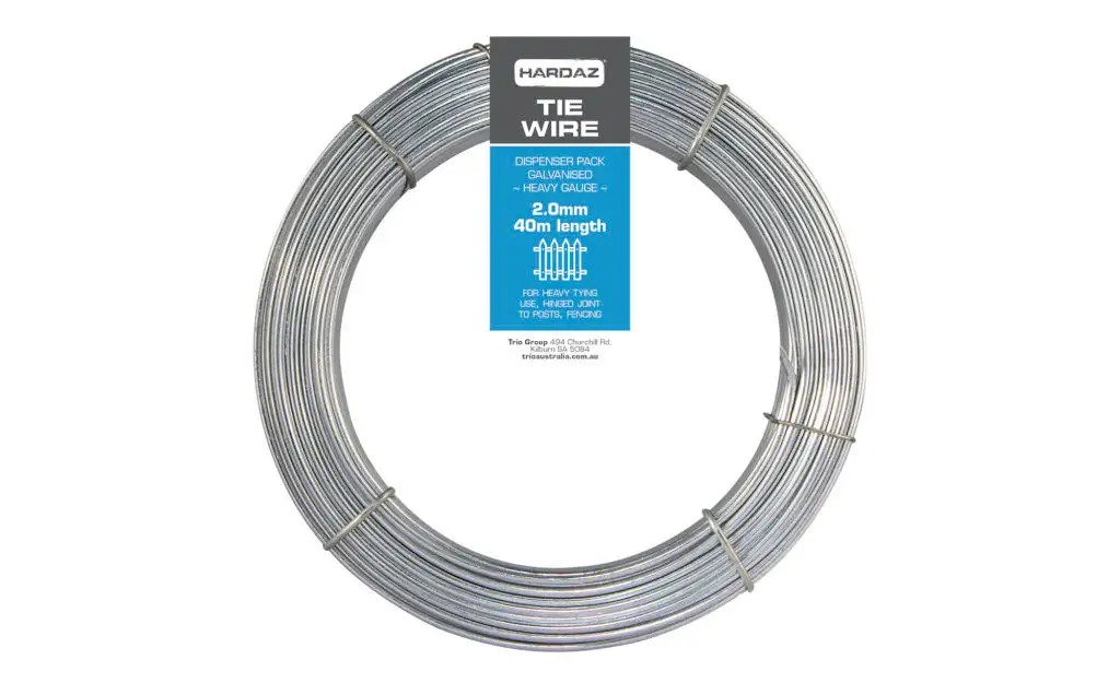 Trio Hardaz Tie Wire Dispenser Pack Galvanised 2mm x 40m