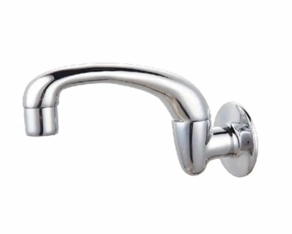 Mildon Cast Swivel Wall Outlet Chrome 120mm