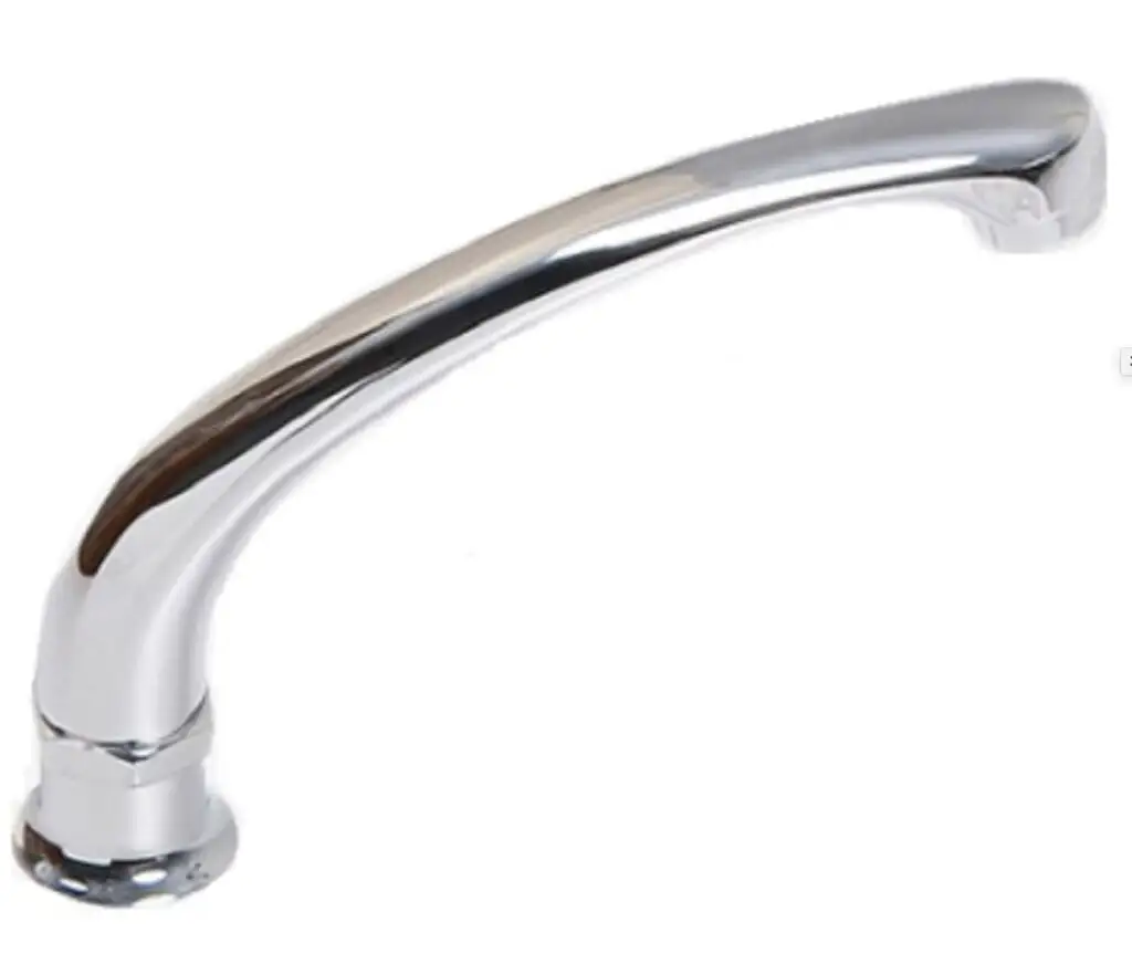 Mildon Cast Swivel Hob Spout Chrome 180mm