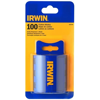 Irwin 2083200 UTILITY KNIFE CARBON BLADE (100/PKG)