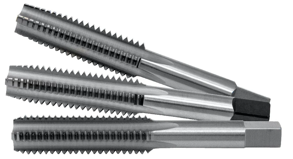 Cle-Line C62004 Taper, Plug and Bottoming Hand Tap Set, 4-40 UNC