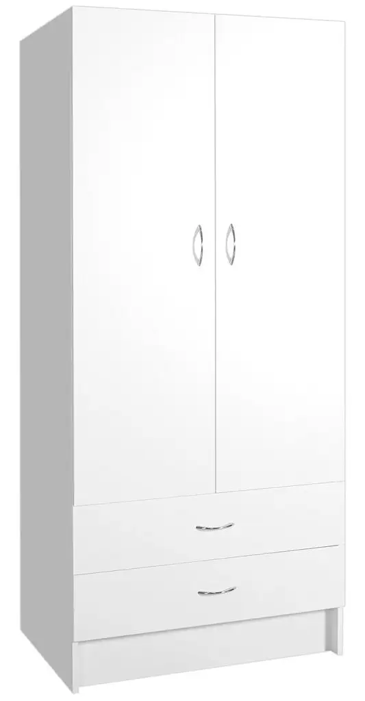 Faulkner 2 Door 2 Drawer Wardrobe Unit 800mm