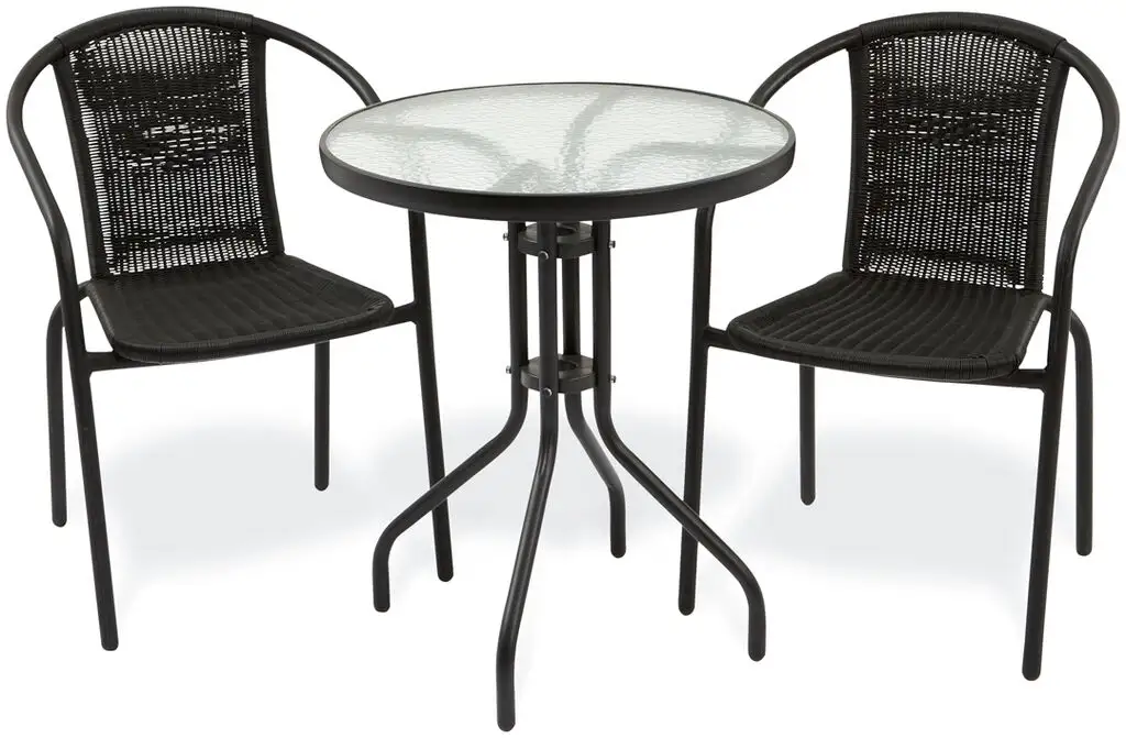 Ballan 3 Piece Steel Bistro Setting