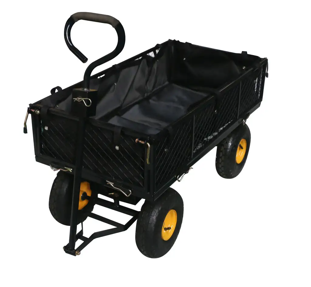Garden Cart Steel Mesh with Liner 350kg