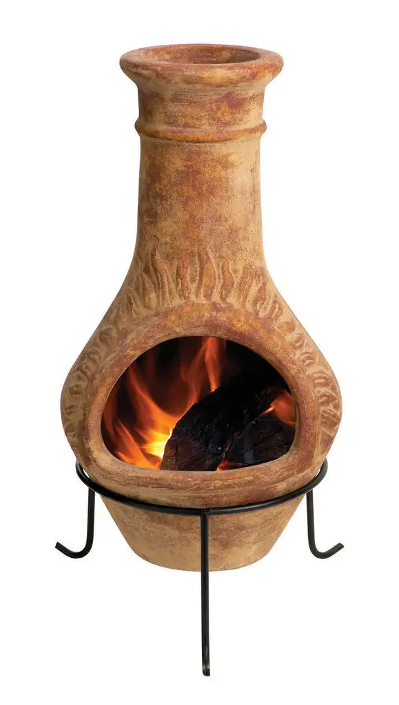 Charmate Fuego Chiminea Clay 990mm