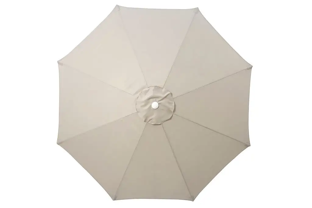 Aluminium Market Umbrella Taupe 2.95m