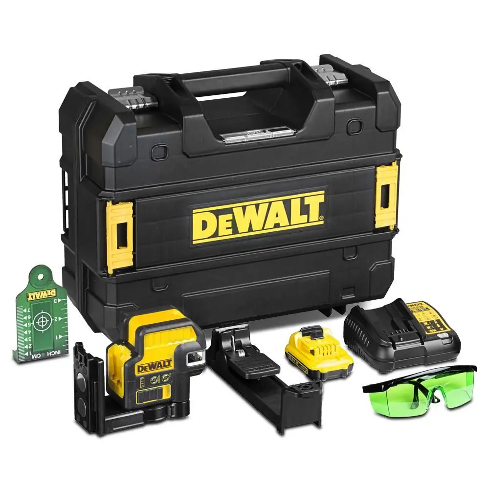DEWALT 12V Green Crossline Laser with Spot Kit - DCE0822D1G-XE