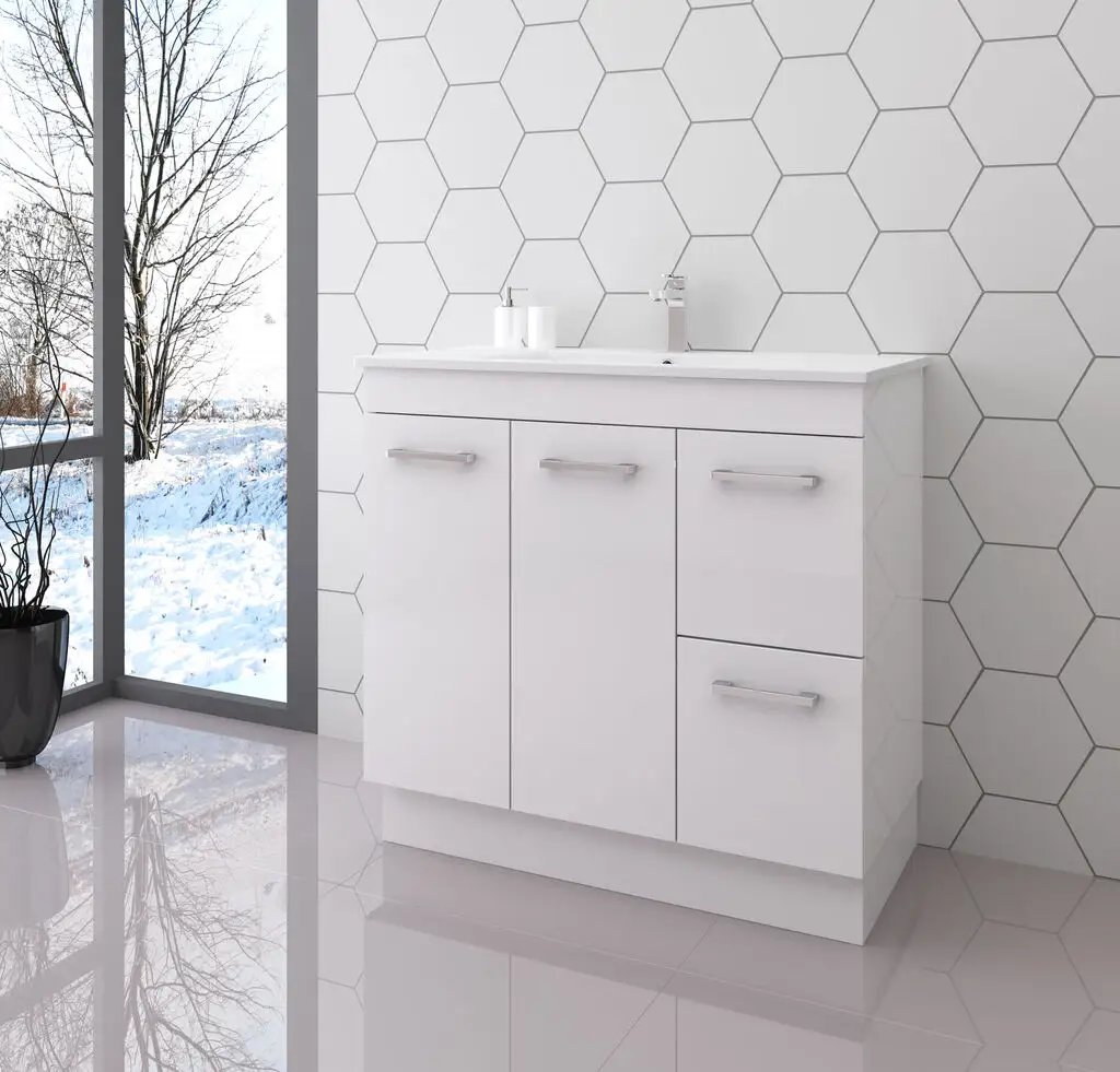Cartia Lucas Vanity White 900mm