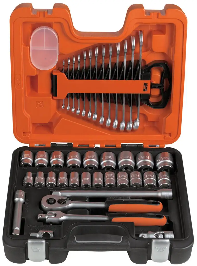 Bahco Socket & Spaner Set 1/2" with Metric Hex Profile - 41 Piece