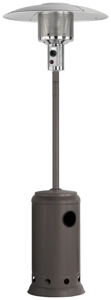 Gasmate Gas Patio Heater Powder Coated Charcoal