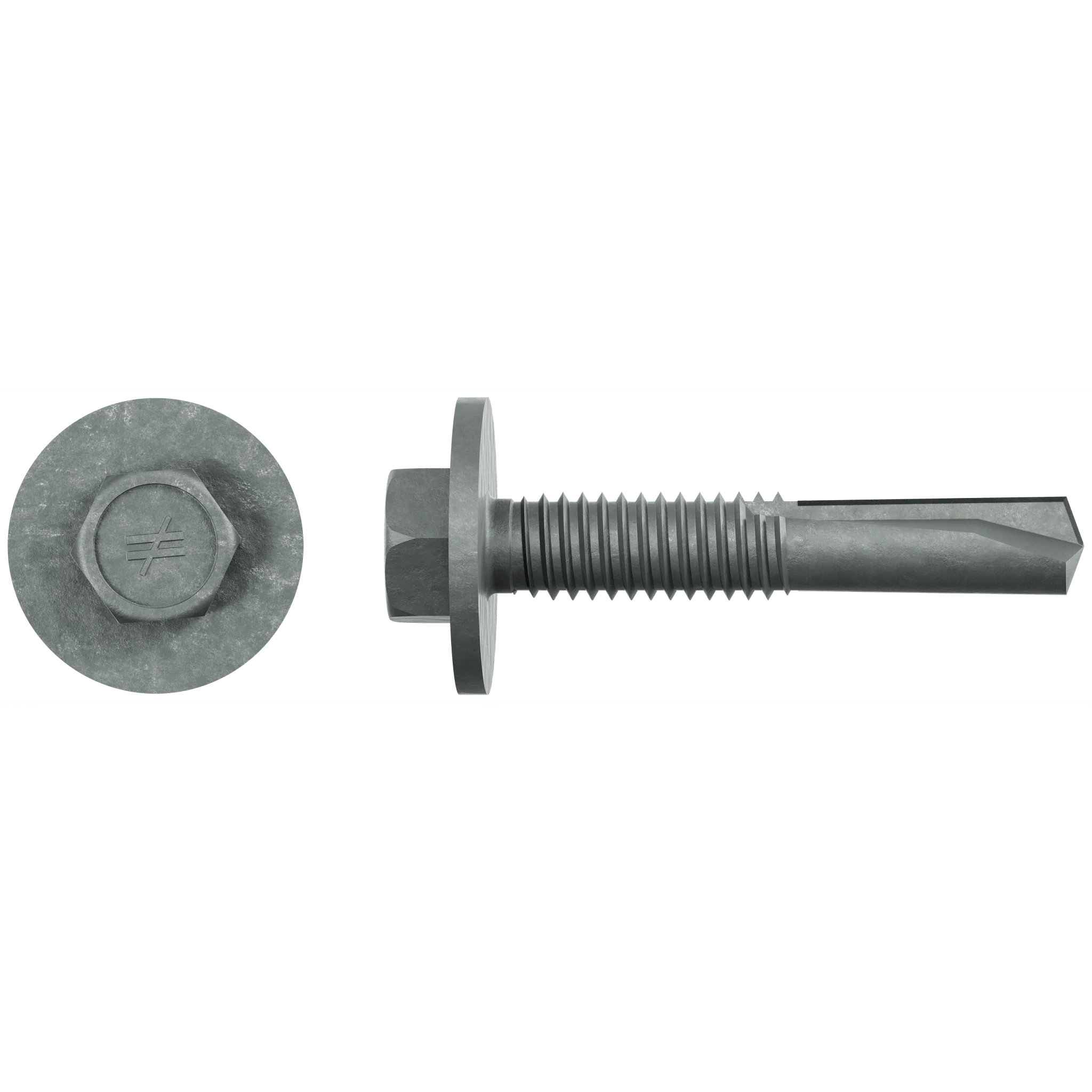 Simpson XLQ114T1224 Strong-Drive XL LARGE-HEAD METAL Screw (Collated) — #12 x 1-1/4 in. 5/16 Hex (1000-Qty)