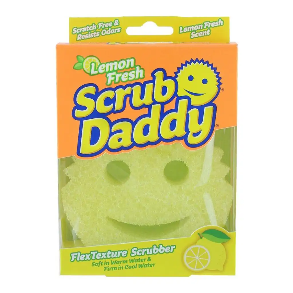 Scrub Daddy FlexTexture Scrubber Sponge Lemon Fresh