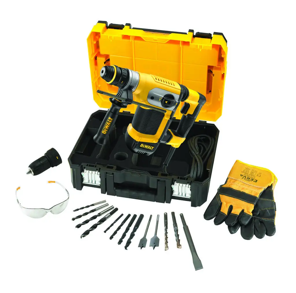 DEWALT 1000W Rotary Hammer SDS plus 32mm with QCC D25417KT
