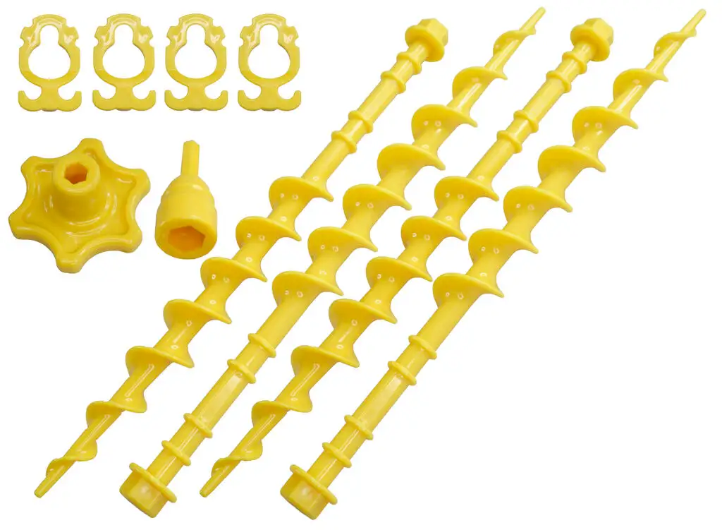 Work Force Heavy Duty Tent Peg Set 4pce