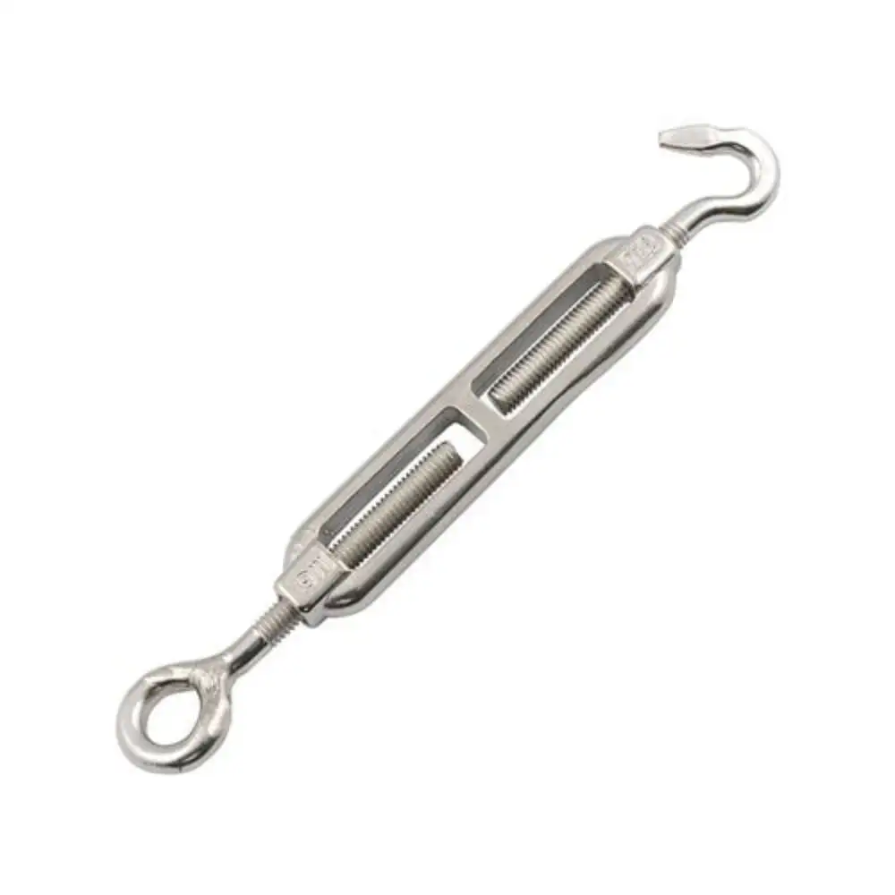 Zenith Turnbuckle Hook & Eye Stainless Steel 6mm