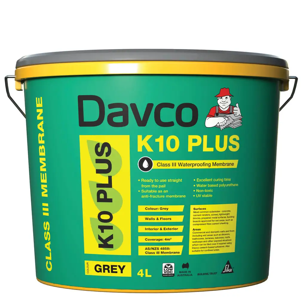 Davco K10 Plus Waterproof Class III Membrane Grey 4L
