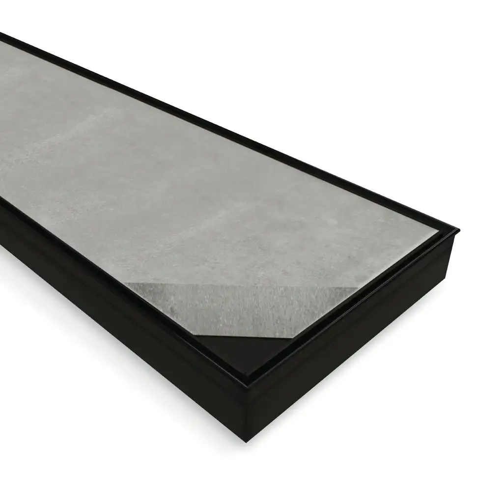 Forme Waste Tile Insert Black 900 x 1000mm