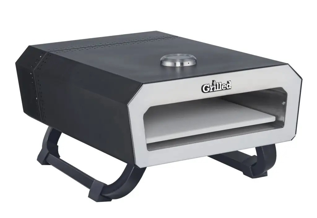 Grilled 12" Portable Gas Pizza Oven with Accessories