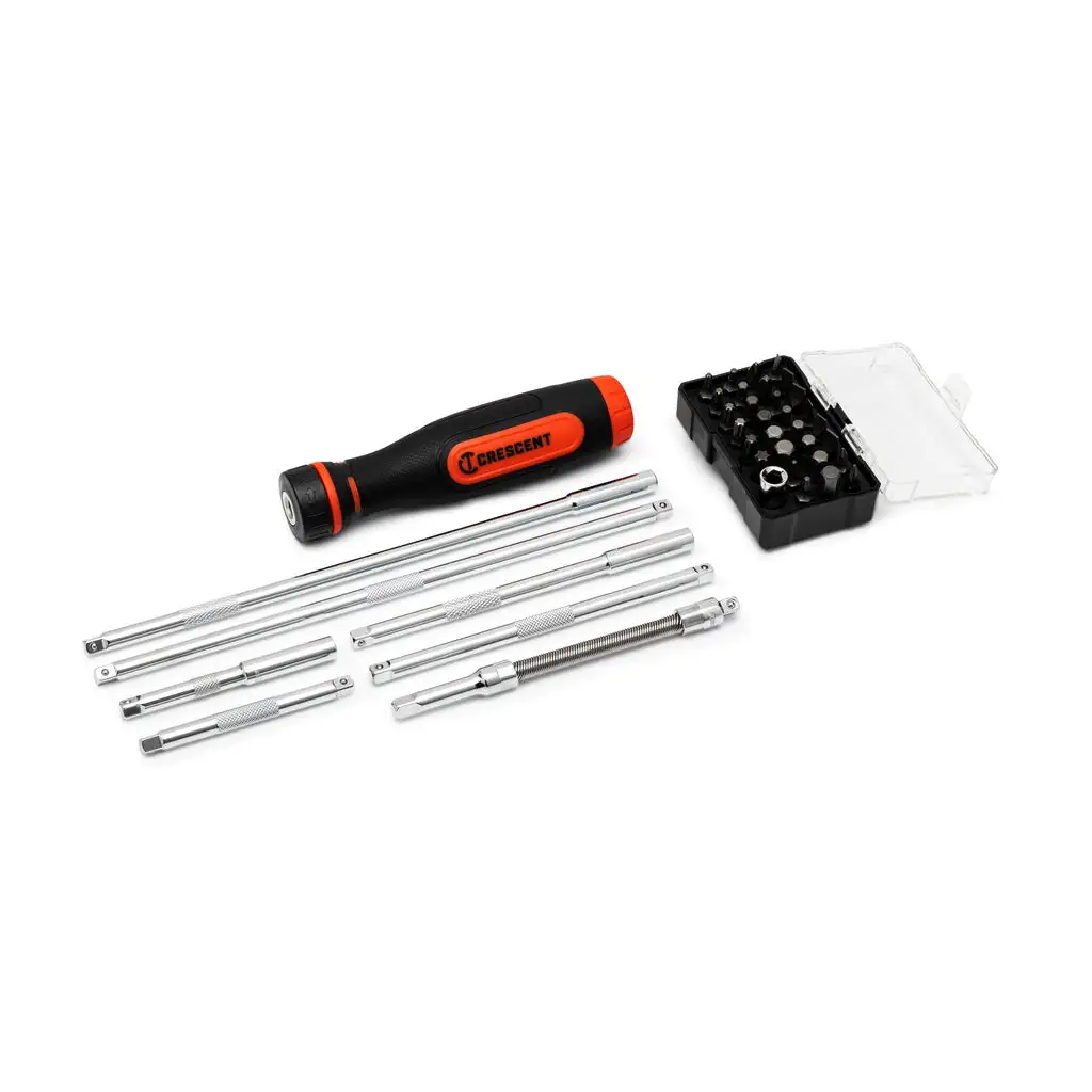 Crescent Screwdriver Ratchet Bit Set - 39 Piece