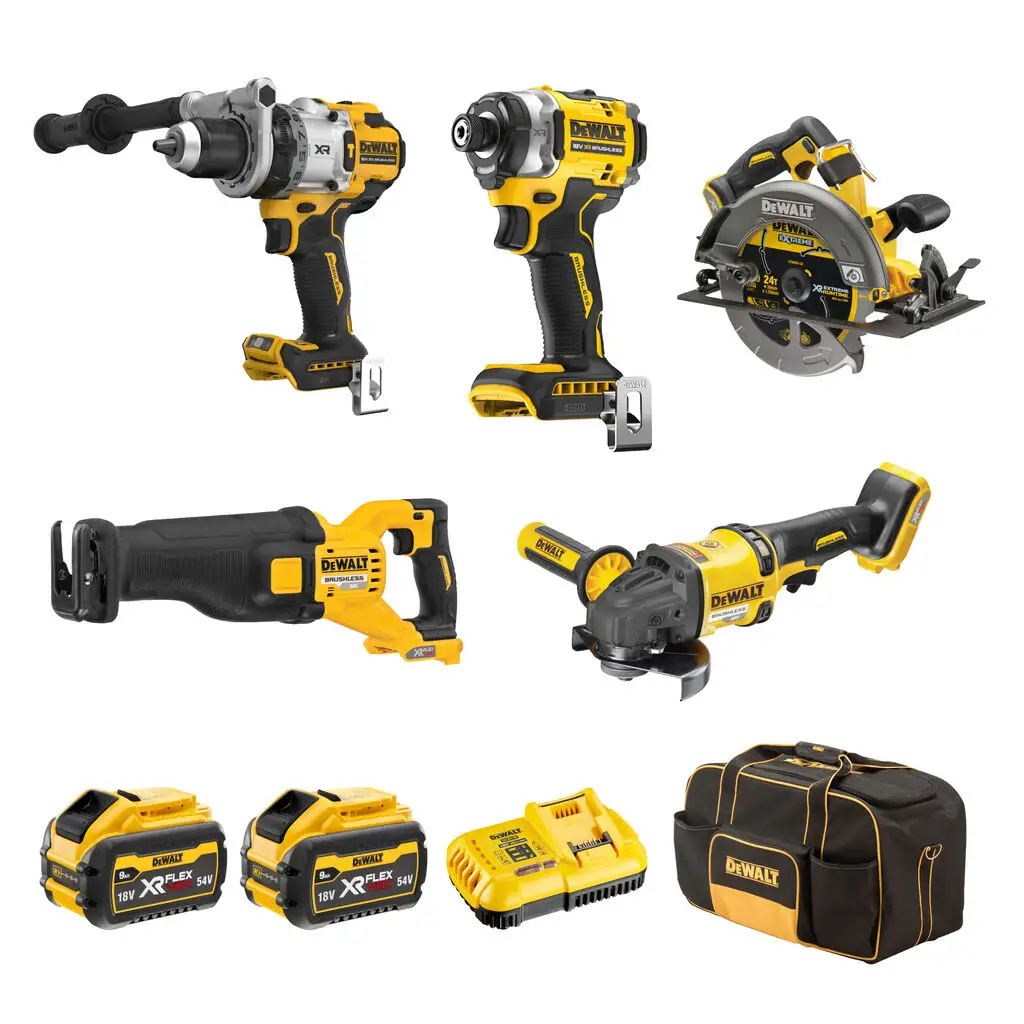 DEWALT 18/54V XR 6.0Ah Combo Kit DCZ507T2-XE - 5 Piece