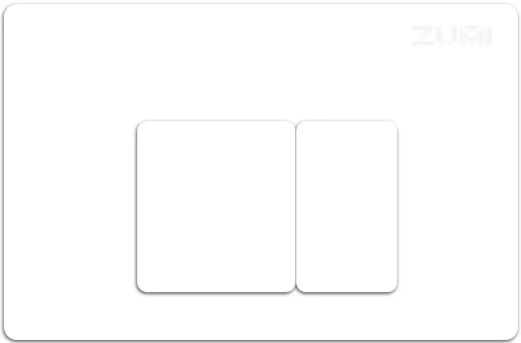 Zumi Push Plate Square ABS Matte White G3004109WH