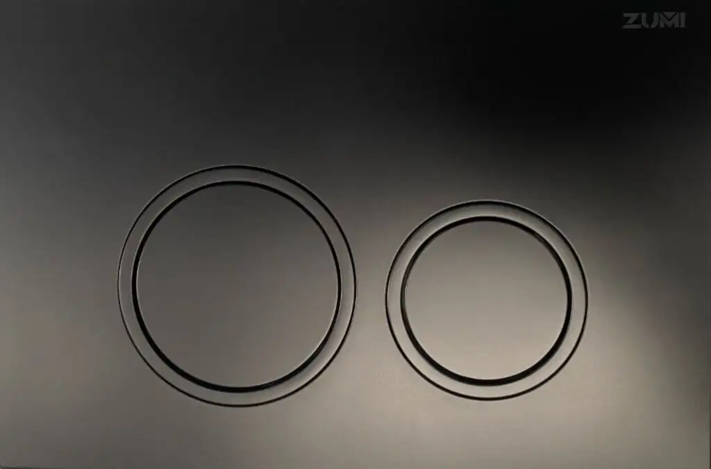 Zumi Push Plate Round ABS Matte Black G3004111H