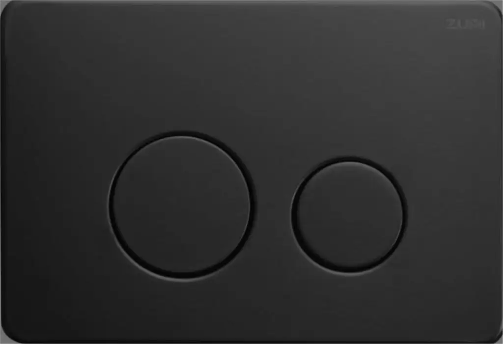 Zumi Flush Button Round Stainless Steel Matte Black G3004118MB