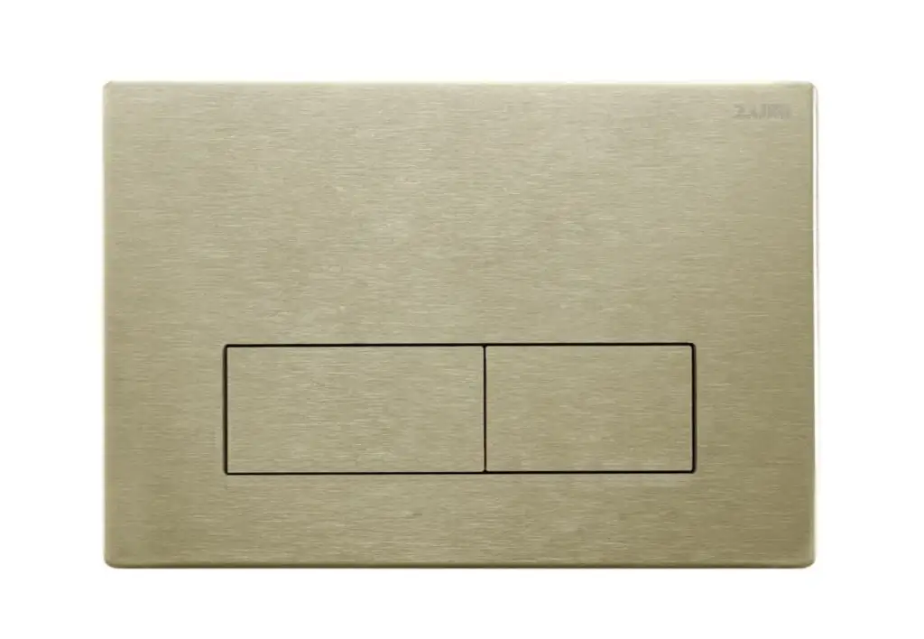 Zumi Push Plate Square Stainless Steel Brushed Gold G31000121BG