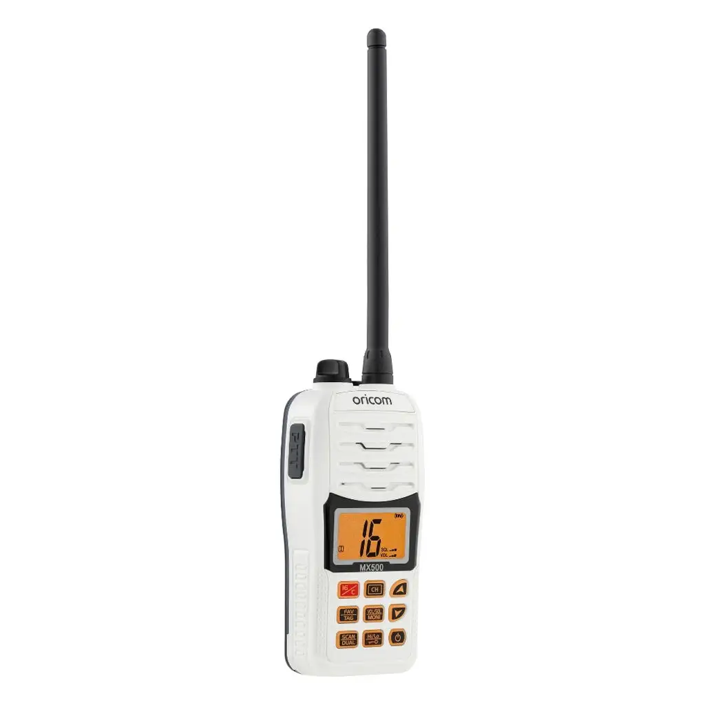 Oricom 5W VHF Marine Radio White MX500