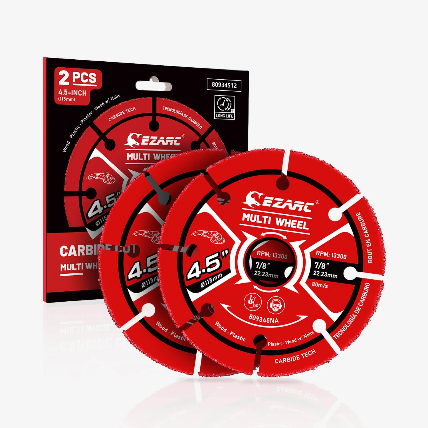 Universal Carbide Cutting Disc For Wood, Wood with Nails, Laminate, Plastic