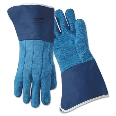 Wells Lamont 628FR Jomac Blue Terry Cloth with Duck Cuff SleeveLargeBlue