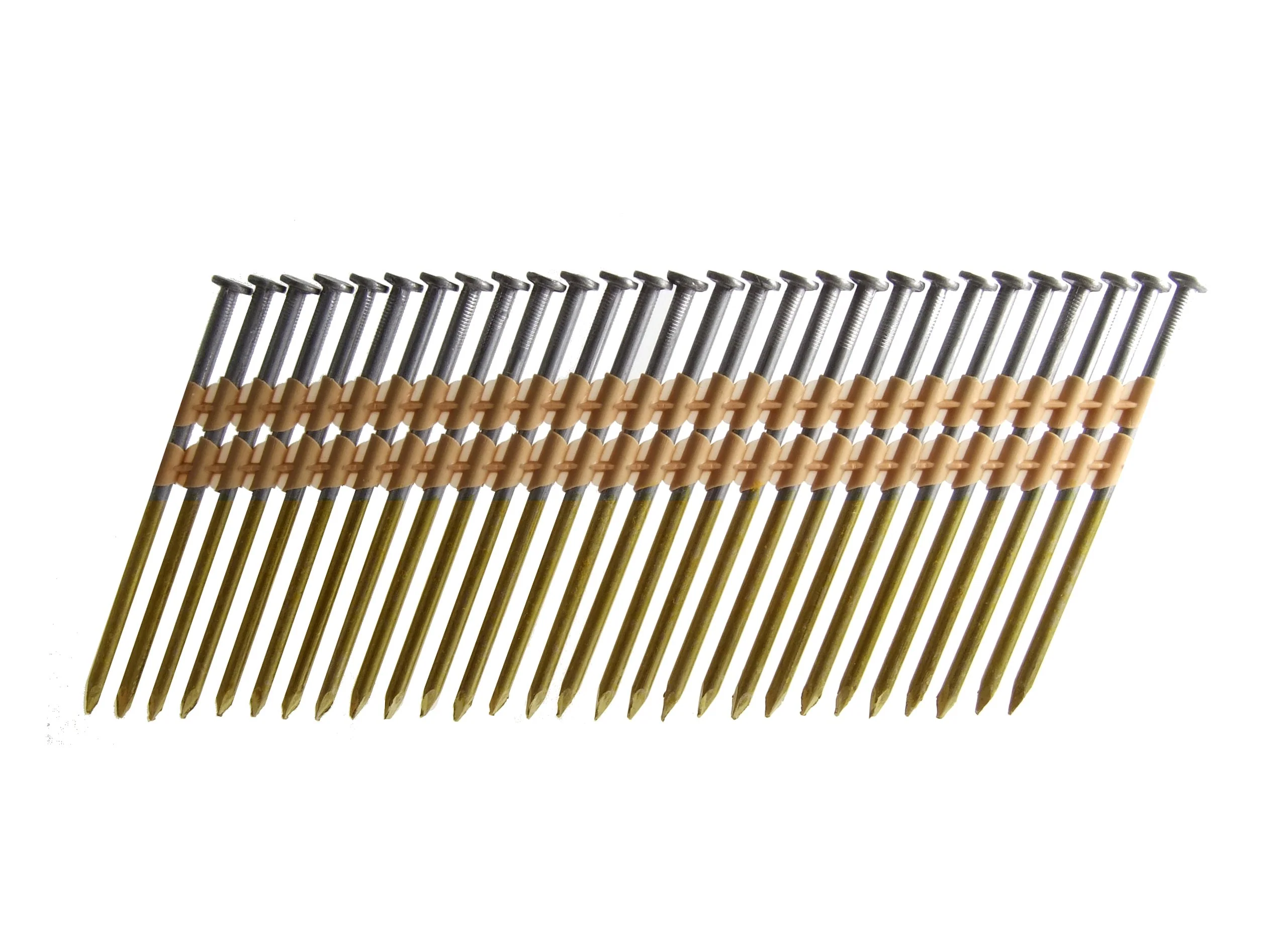 B&C Eagle A314X131HD/22 Round Head 3-1/4-Inch x .131 x 22 Degree Hot Dip Galvanized Smooth Shank Plastic Collated Framing Nails (500 per box)