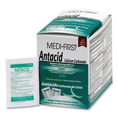 Medi-First 80233 Antacid50 Packets