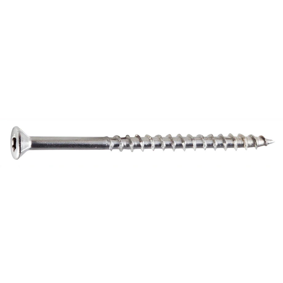 Simpson T12600WP1 Strong-Drive DWP WOOD SS Screw — #12 x 6 in. T27, Flat Head, Type 316 (1 lb.)